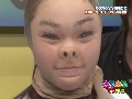 HKT48、村重杏奈らが顔ストで豚鼻